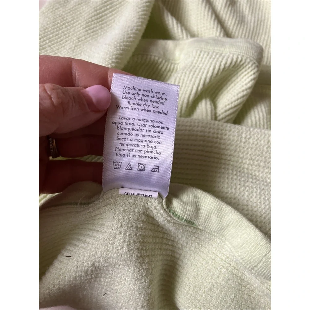 Garanimals Solid Green Thermal‎ Baby Blanket Waffle Weave 100% Cotton GM4230N